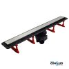 Confluo frameless black glass product 1